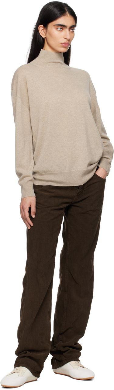 Sweater The Row The Row Jabari Turtleneck Sweater Beige | 8664-Y751, 4