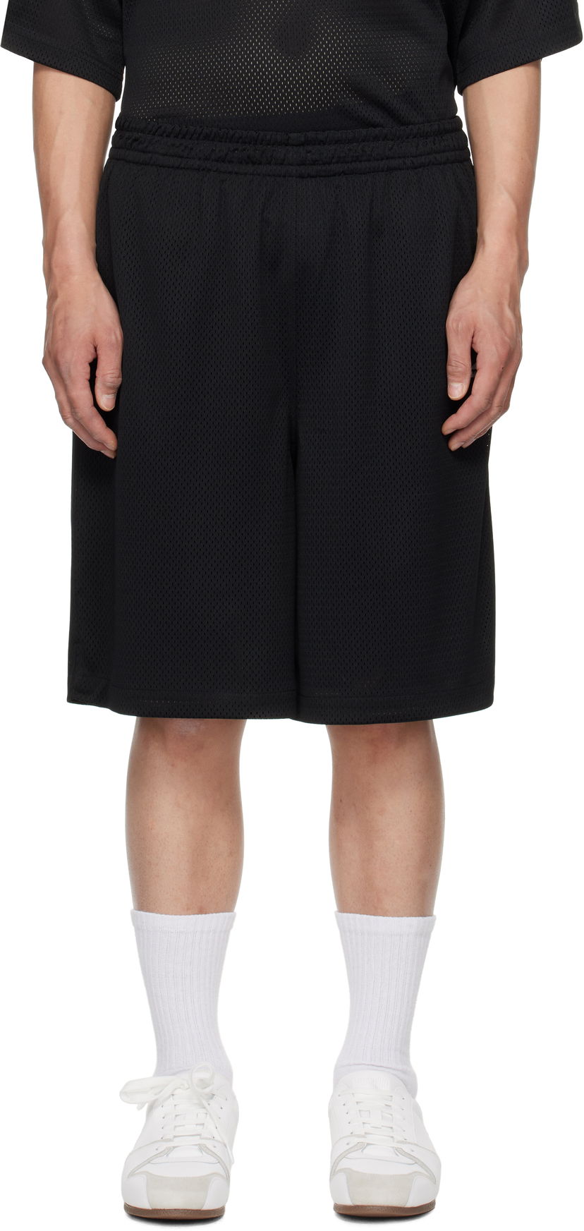 Shorts Alexander Wang Alexander Wang Athletic Mesh Logo Basketball Shorts Sort | UCC2254115