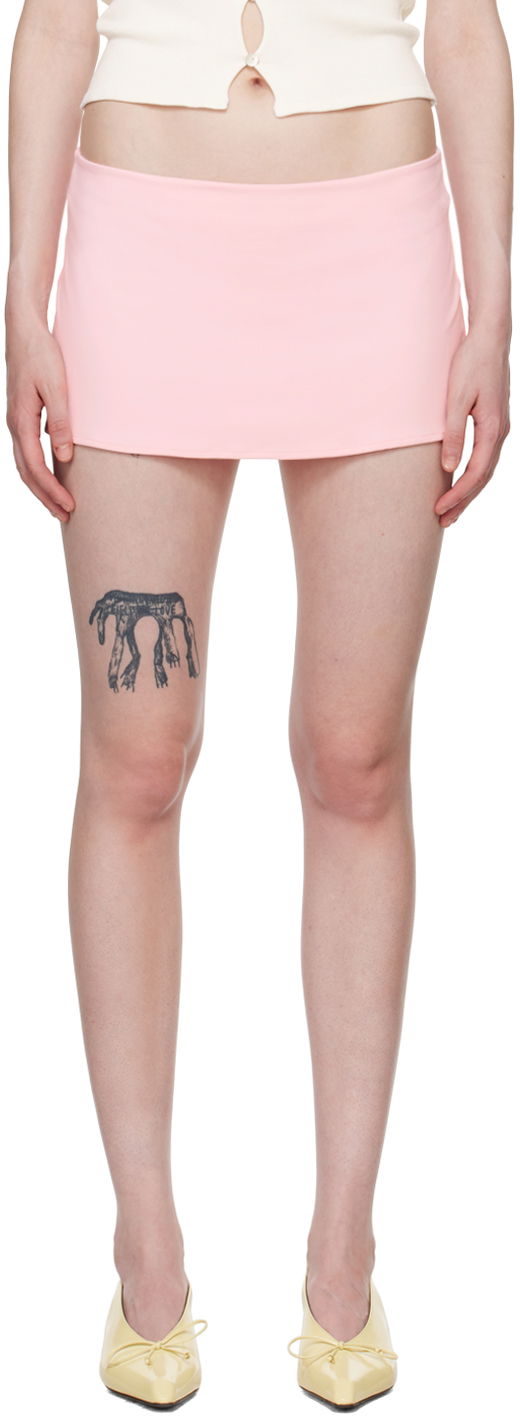 Nederdel GUIZIO Guizio Micro Miniskirt Lyserød | H23301K021