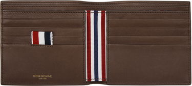 Tegnebog Thom Browne Thom Browne Soft Calf Leather Billfold Wallet Brun | MAW023A-L0117, 2