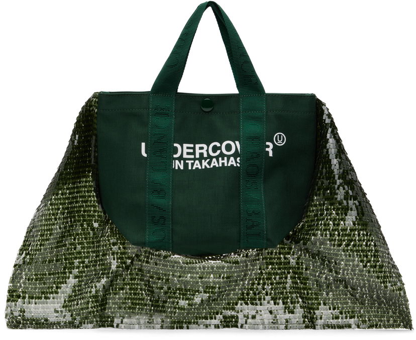 Mulepose UNDERCOVER Sequin Tote Bag Grøn | UC2D1B12-1