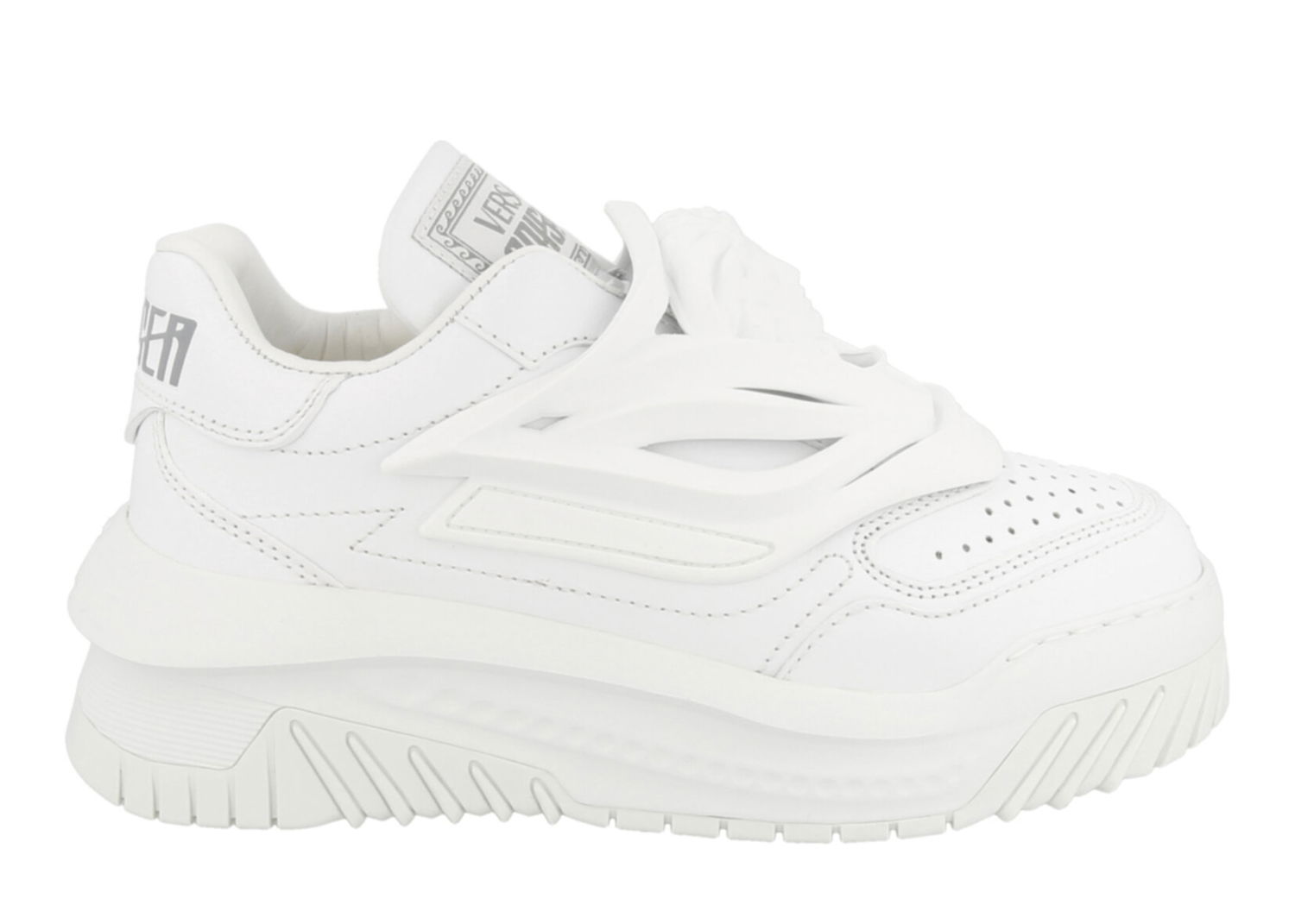 Sneakers og sko Versace Odissea Caged Rubber Medusa White (Women's) Hvid | 1005215_1A03180_1W01, 0