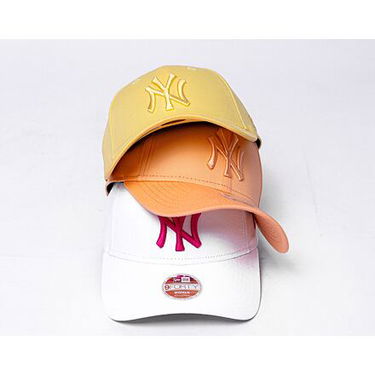 Kasket New Era 9FORTY MLB League Essential New York Yankees - Pastel Yellow Gul | 60503414, 2