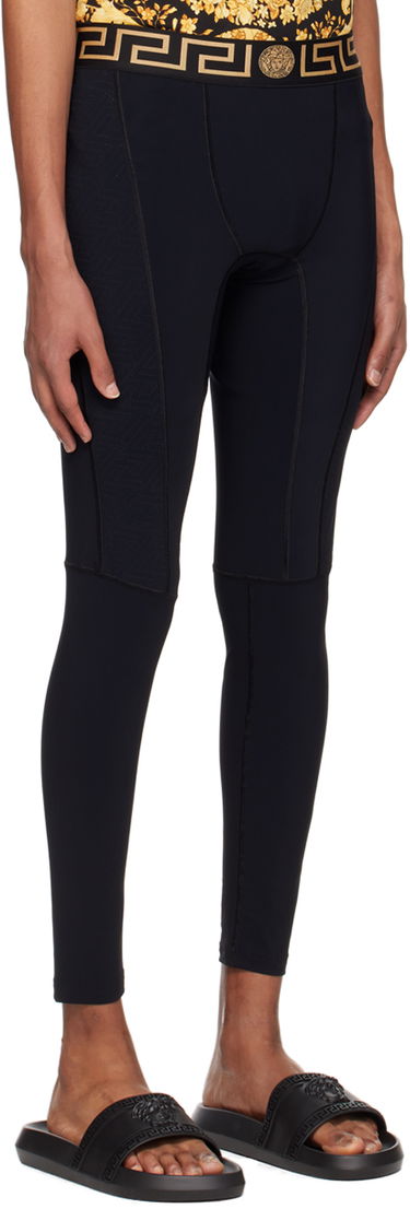 Leggings Versace Paneled Lounge Pants Sort | 1008167 1A02322, 1
