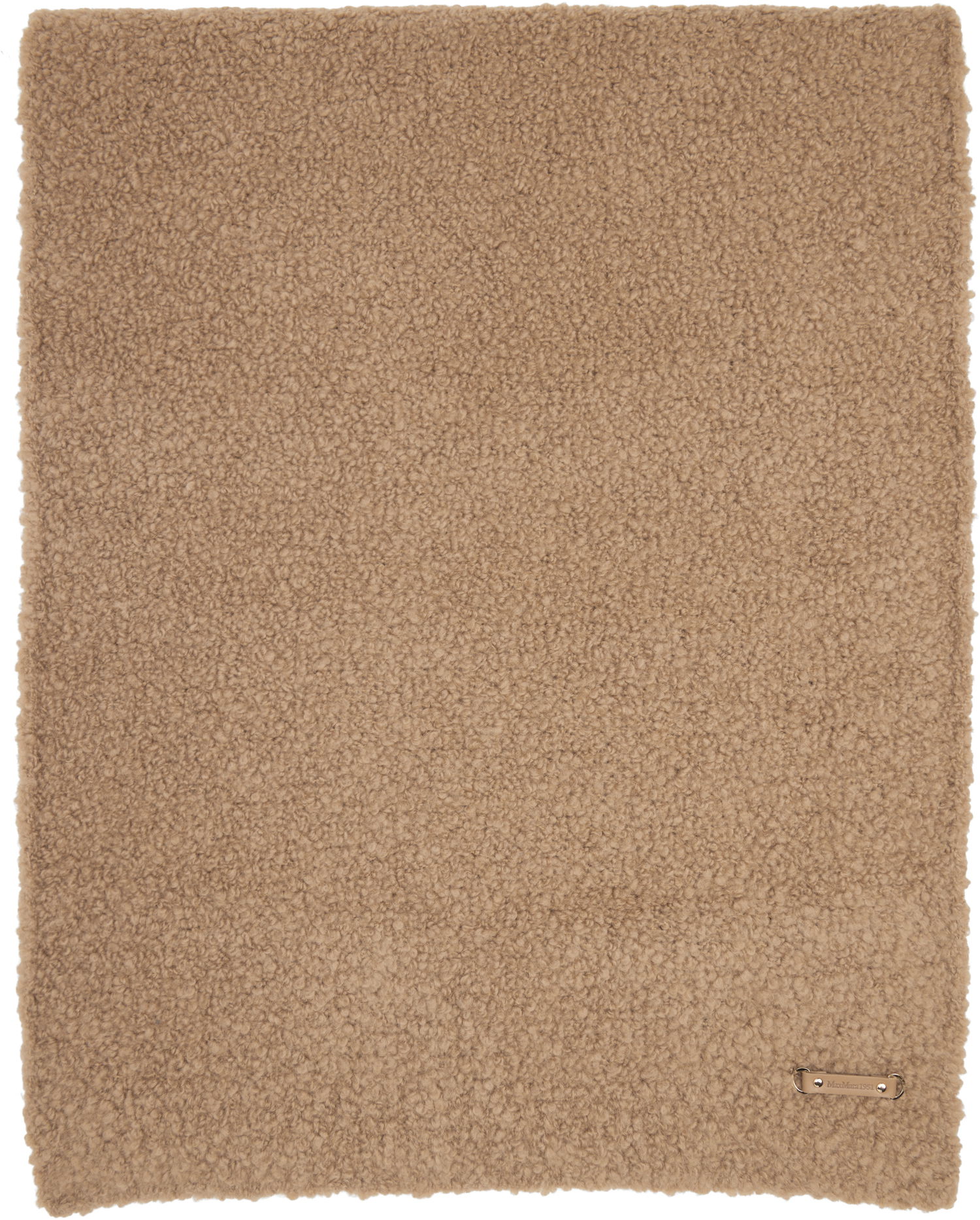 Tørklæde Max Mara Calabra Teddy Scarf Beige | 2521746012600, 0