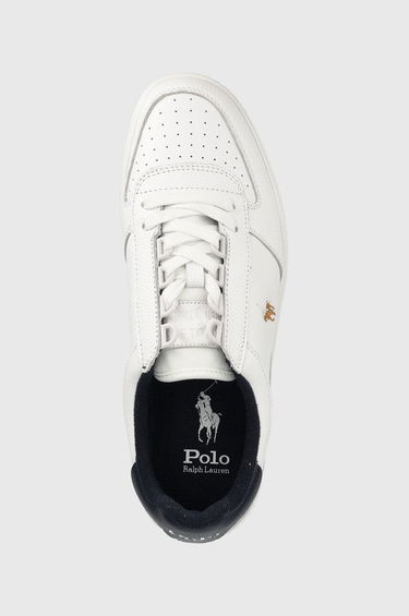 Sneakers og sko Polo by Ralph Lauren Court Leather Low-top Hvid | 809877610001, 3