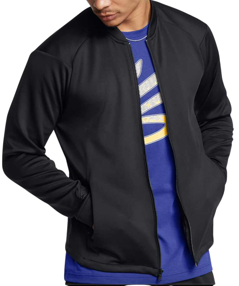 Bomberjakke Under Armour Travel Full Zip Jacket Sort | 1387090-001, 0