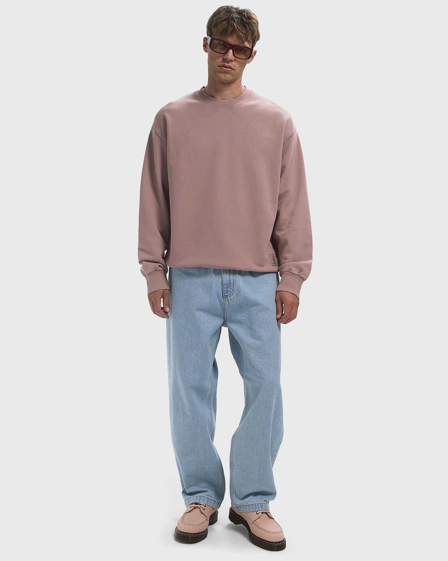 Sweater Carhartt WIP Carhartt WIP Chase Sweatshirt Lyserød | I035186-1XF.5F, 1