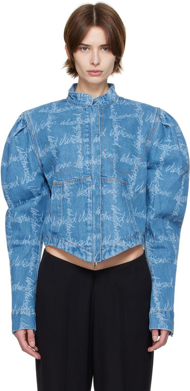 Jakke Vivienne Westwood Vivienne Westwood Filli Denim Jacket Blå | 1901001F-W014I-, 0
