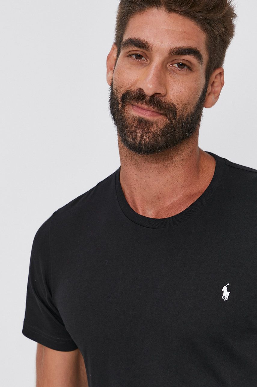 T-shirt Polo by Ralph Lauren Cotton T-Shirt Sort | 714844756001, 1