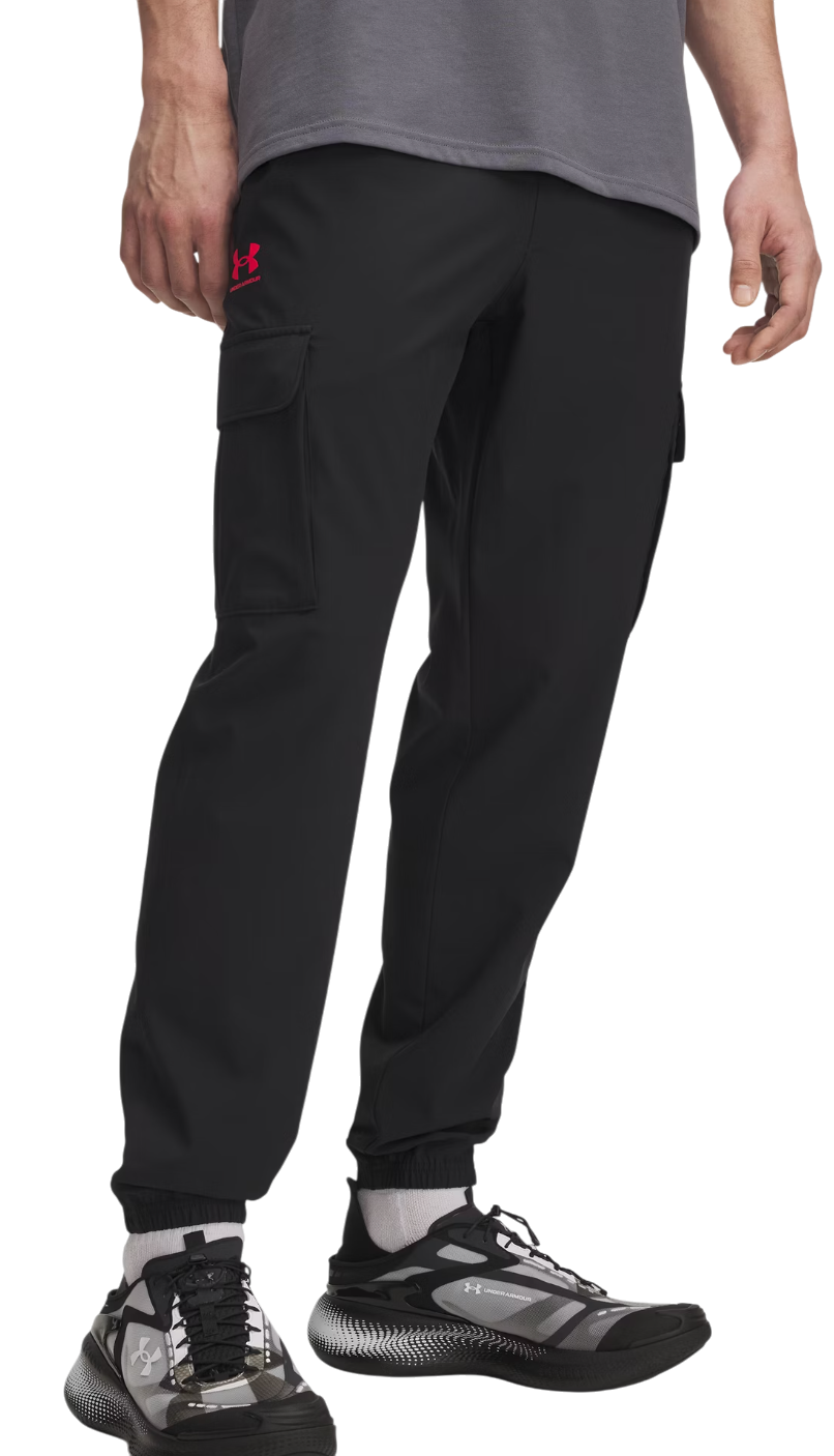 Cargo bukser Under Armour Under Armour UA Vibe Woven Cargo Pants Sort | 1386558-002, 0