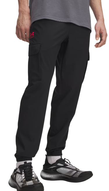 Cargo bukser Under Armour Under Armour UA Vibe Woven Cargo Pants Sort | 1386558-002, 0