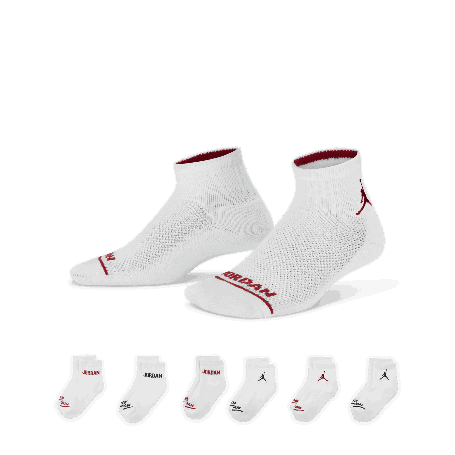 Sokker Jordan Jordan Legend Ankle Socks (6 Pairs) Hvid | DC8913-100, 0