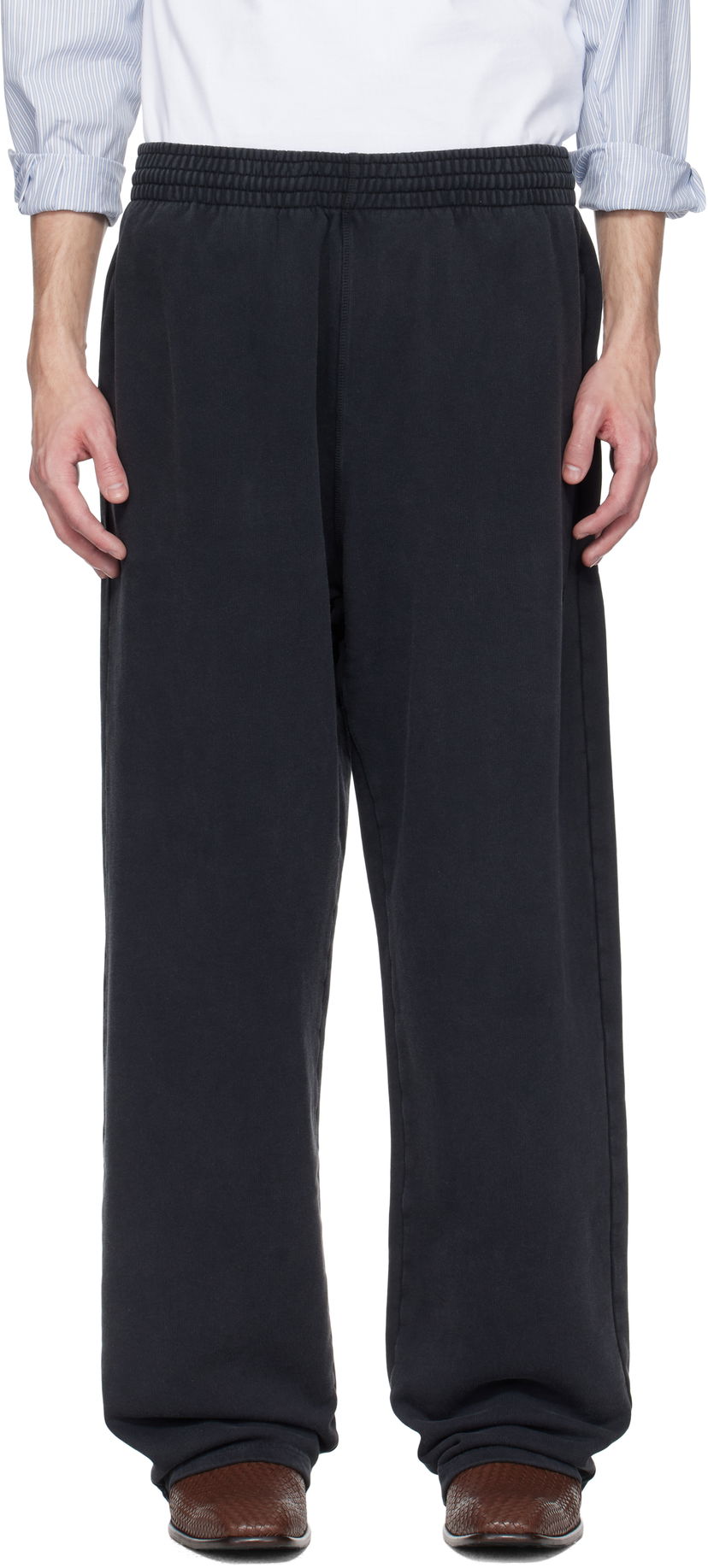 Joggingbukser Martine Rose Martine Rose Wide-Leg Sweatpants Sort | 606JS02002C