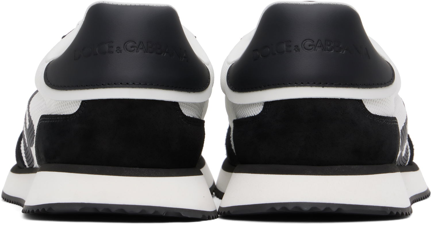Sneakers og sko Dolce & Gabbana Mixed-Material 'DG' Cushion Hvid | CS2288 A5355, 1