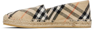 Tøj Burberry Burberry Check Mews Espadrilles Beige | 8109235, 2