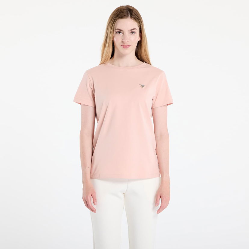 T-shirt GUESS GUESS Colette T-Shirt Lyserød | V4YI09J1314-G6I1