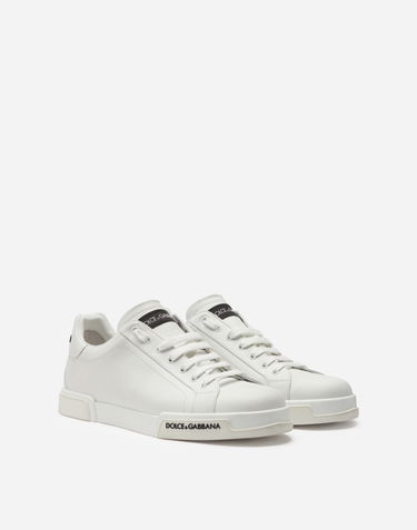 Sneakers og sko Dolce & Gabbana Portofino In Vitello Nappato Hvid | CS2213AA33580001, 1