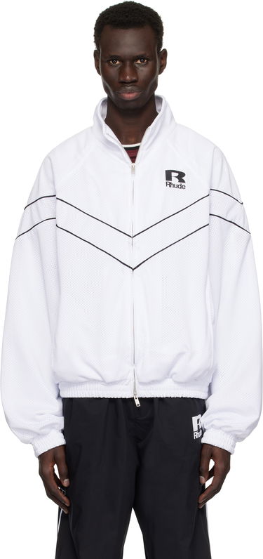 Vindjakke Rhude Rhude Piping Raglan Track Jacket Hvid | RHPS25JA01016, 0