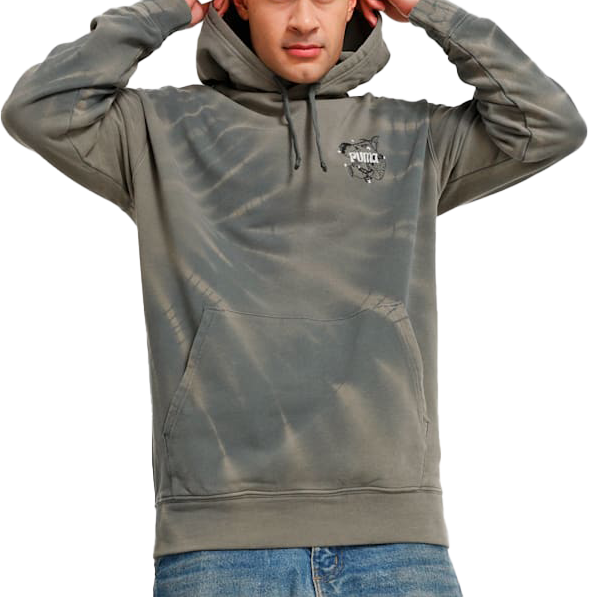 Sweatshirt Puma Downtown RE Place Hoody Grau F80 Grå | 625431-80