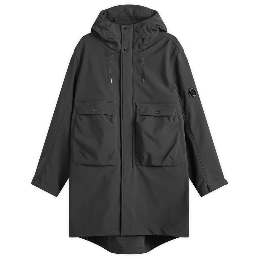 Parka C.P. Company Hooded Shell Parka Jacket Sort | CMOW008A-006097A-999