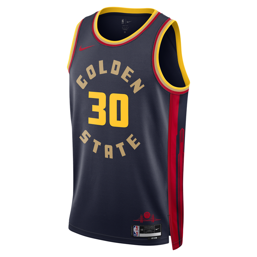 Jersey Nike Dri-FIT NBA Swingman Stephen Curry Golden State Warriors City Edition 2024/25 Blå | FQ4342-422