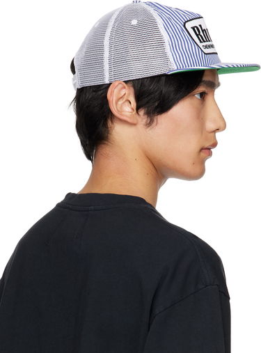 Kasket Rhude Rhude Striped 'Tobacco' Trucker Hat Blå | RHPF25HA01748, 2