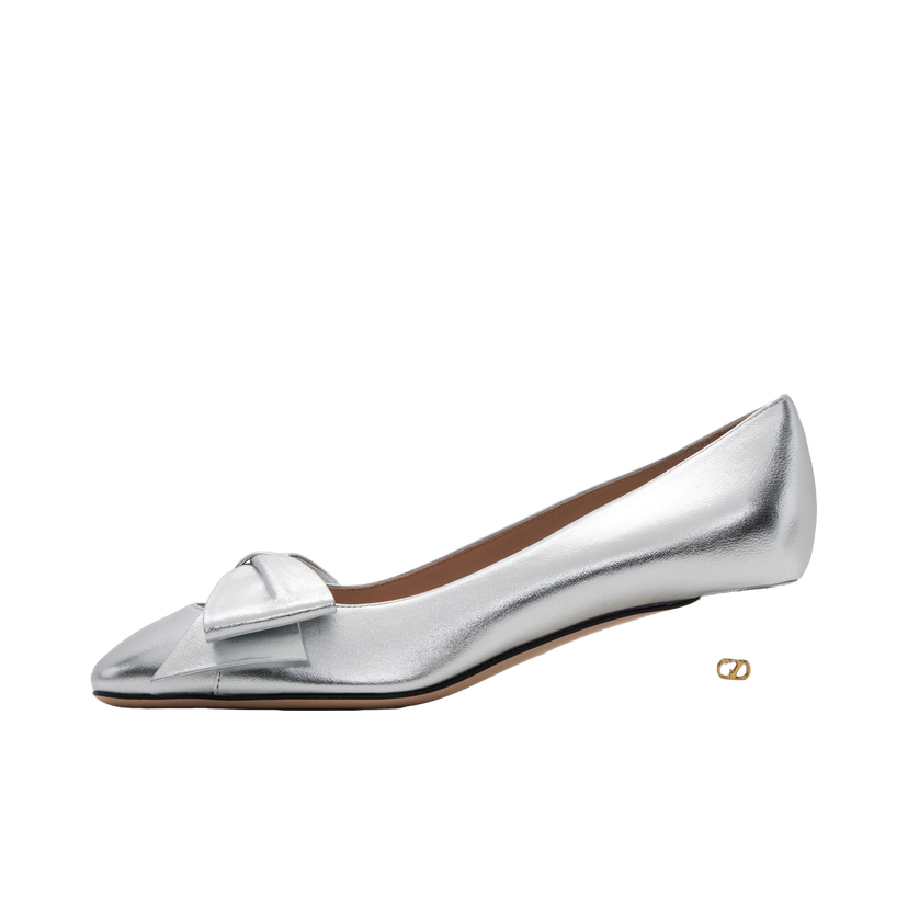 Sneakers og sko Valentino Valentino Garavani Bowow Kitten Heels Metalisk | 6W2S0LB5KDR