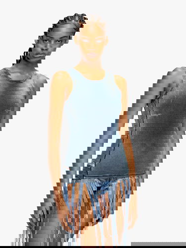 Tanktop Diesel Sleeveless Ribbed Tank Top Diesel Blå | A191520HJBE01, 2
