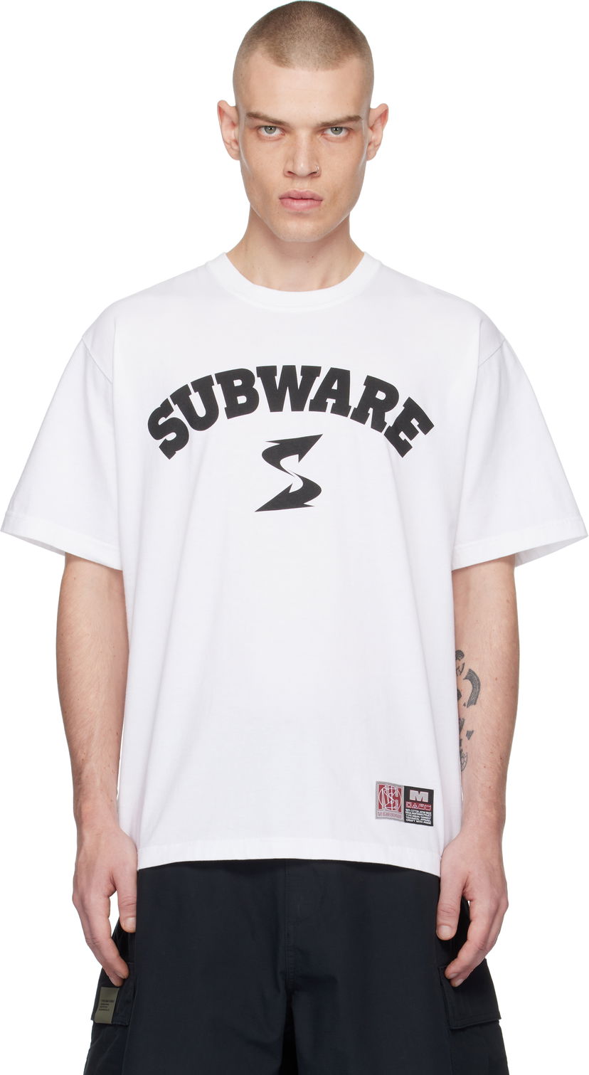 T-shirt Neighborhood White Subware Edition T-Shirt Hvid | 242PC49N-ST03