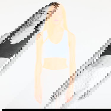 Tanktop CALVIN KLEIN Calvin Klein Jeans Women's Washed Woven Label Crop Top Grå | J20J225246 PT2, 0