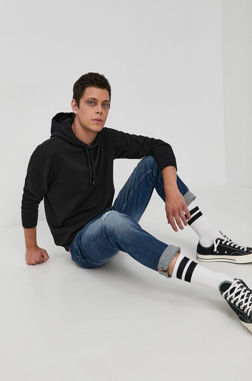 Sweatshirt Napapijri Hoodie Sort | NP0A4FQV, 0