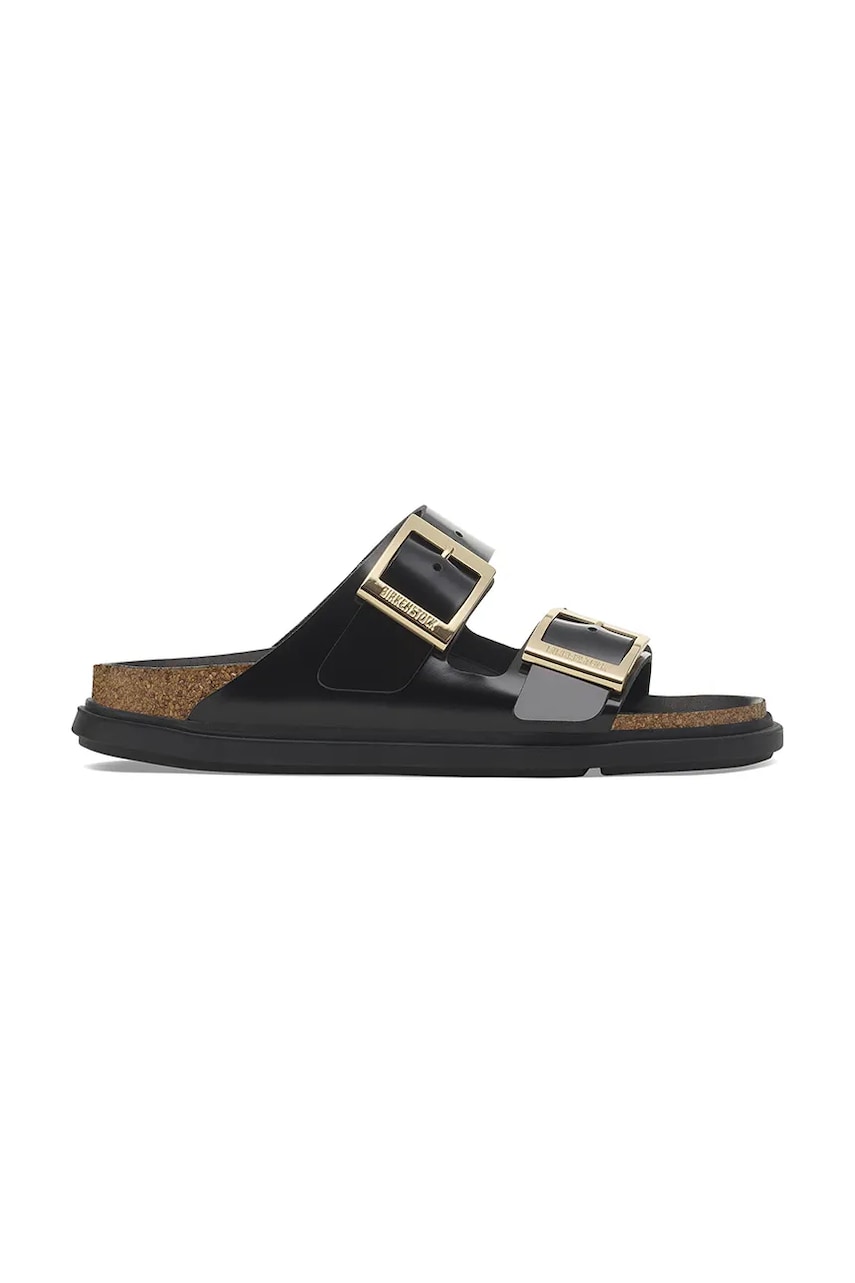 Sneakers og sko Birkenstock Birkenstock Arizona Droplet Buckle Slides Sort | 1029353, 0