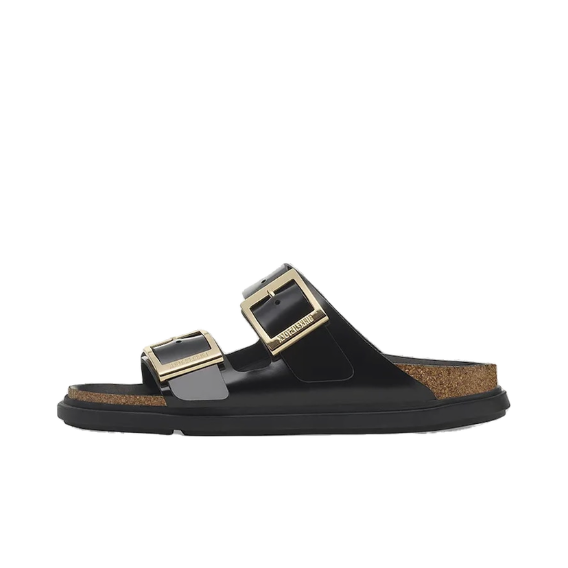 Sneakers og sko Birkenstock Birkenstock Arizona Droplet Buckle Slides Sort | 1029353