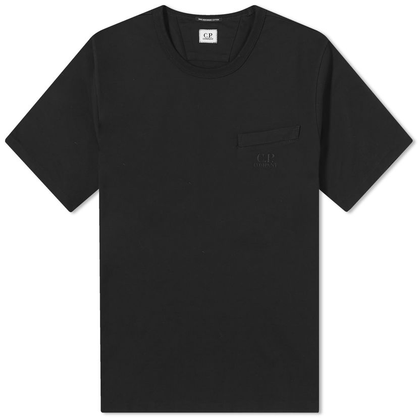 T-shirt C.P. Company 30/2 Mercerized Jersey Twisted Pocket T-Shirt Sort | CMTS123A-006203W-999