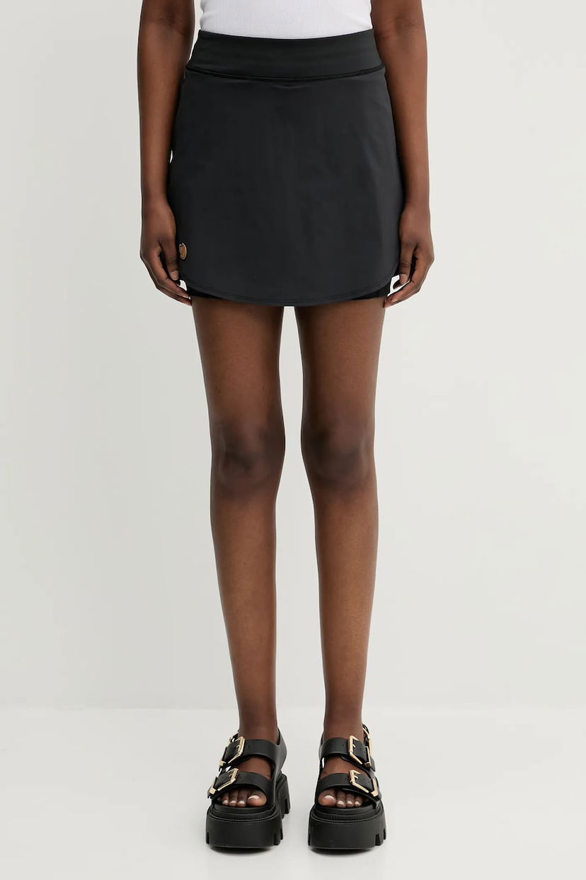 Nederdel FJÄLLRÄVEN Fjallraven Abisko Midsummer Mini A-Line Skort Sort | F84780