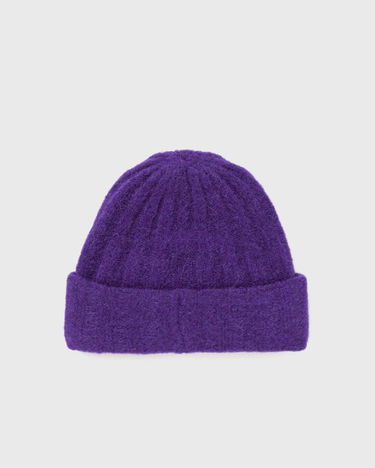 Beanie American Vintage Beanie Knitted Fluffy VITOW Lilla | VITO22AH25-AUBERGINE, 3