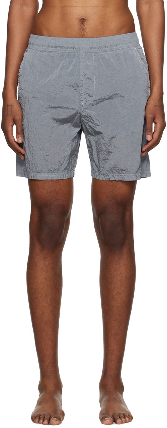 Shorts Stone Island Metallic Swim Shorts Grå | 8015B0943
