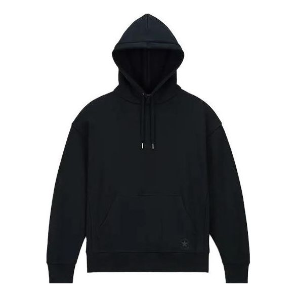 Sweatshirt Converse Gold Standard Loose-Fit Pullover Hoodie Sort | 10025917-A01