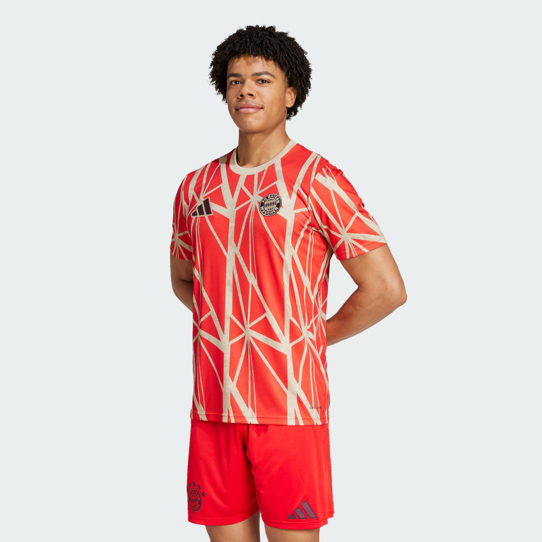 Jersey adidas Performance FC Bayern Prematch Jersey Rød | JD8335, 0