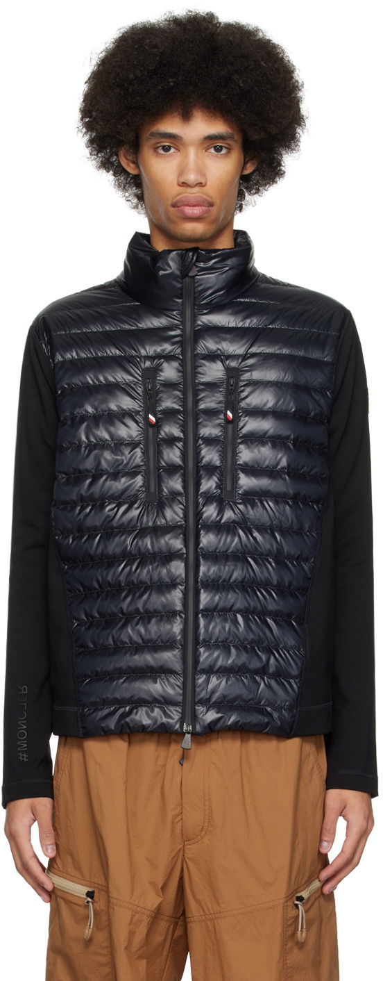 Jakke Moncler Grenoble Zip Down Jacket Sort | J10978G00007829H7