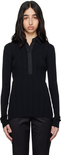 TOTEME Half-Placket Knit Top