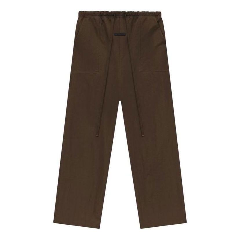 Bukser Fear of God Fear of God Essentials SS25 Textured Nylon Utility Pants Brun | 130HO244805F