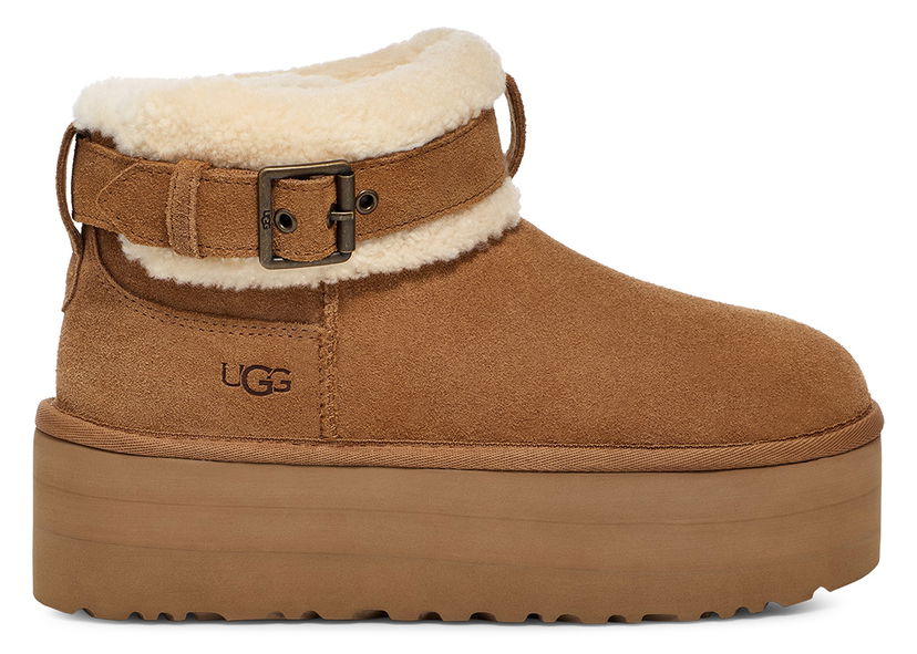 Sneakers og sko UGG Ultra Mini Belted Roller Boot "Chestnut" W Brun | 1144041-CHE