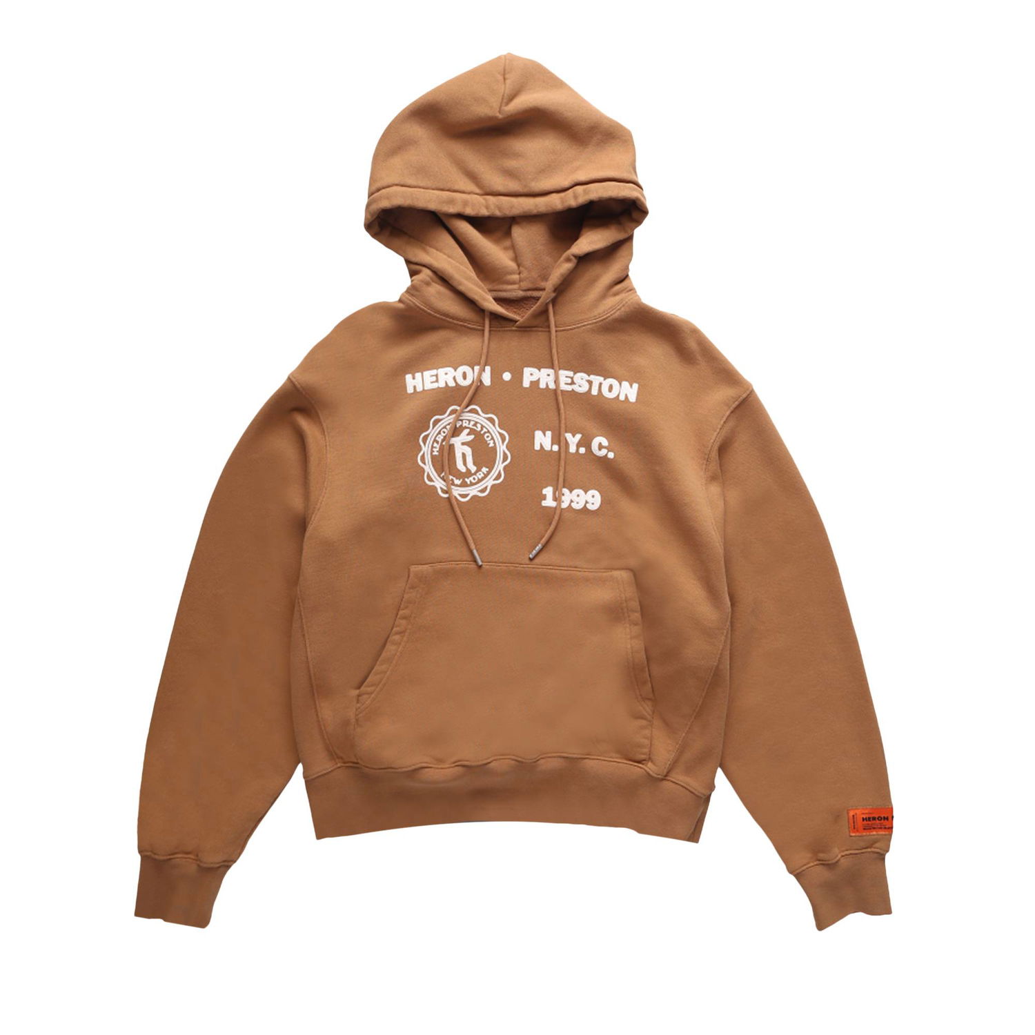 Sweatshirt HERON PRESTON Medieval Hoodie Brun | HMBB024F22JER0056401, 1