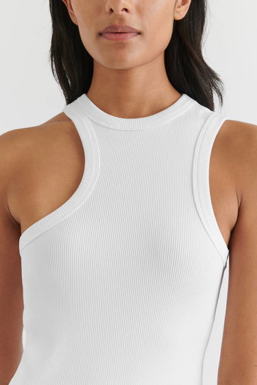 Kjole AXEL ARIGATO Scoop Asymmetric Dress Hvid | A2087001, 4