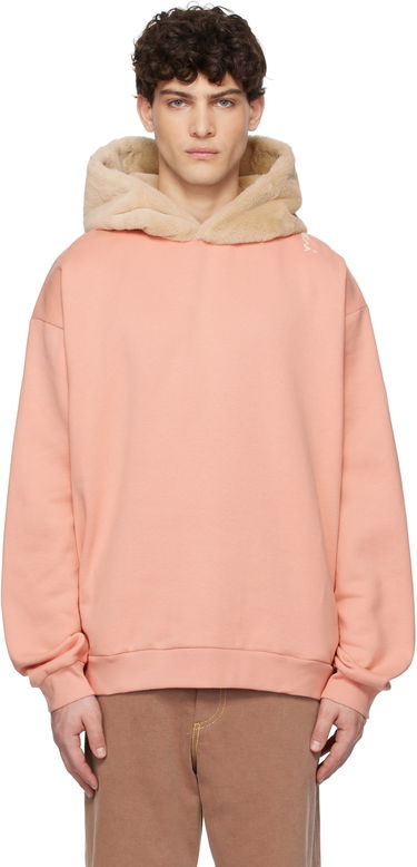 Sweatshirt Marni Marni Brushed Organic Cotton Hoodie Lyserød | FUMU0067SQ UTC269, 0