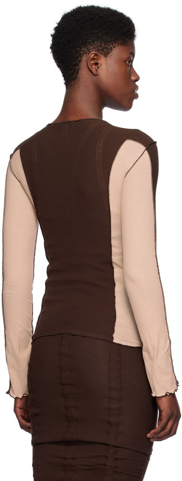 T-shirt Baserange Exclusive Omato Long Sleeve T-Shirt Brun | TTML-RB-EXSP24, 2