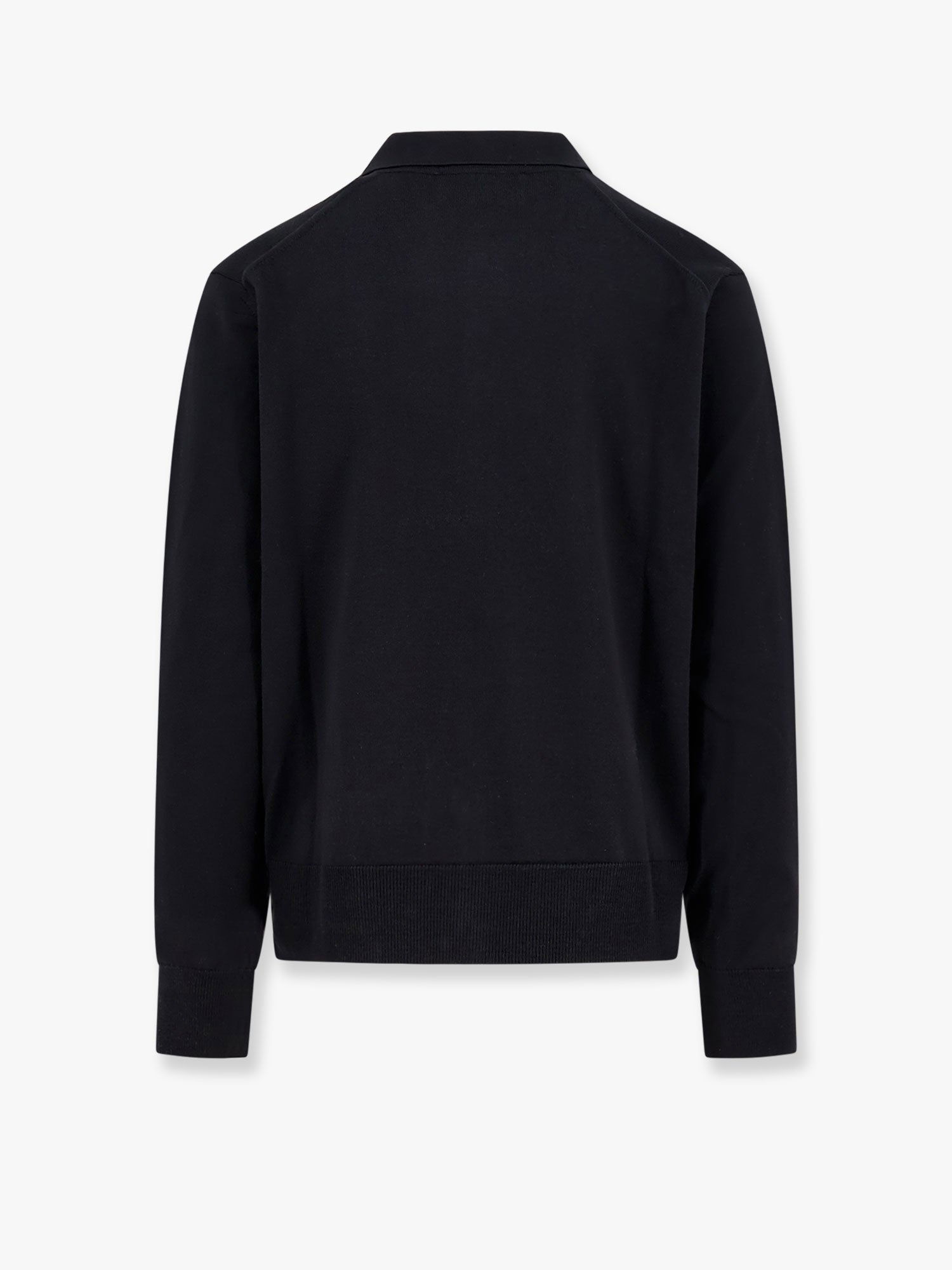 Sweater AMI Ami Paris Men's Polo Collar Cardigan Mørkeblå | HKC211KN0025001, 1