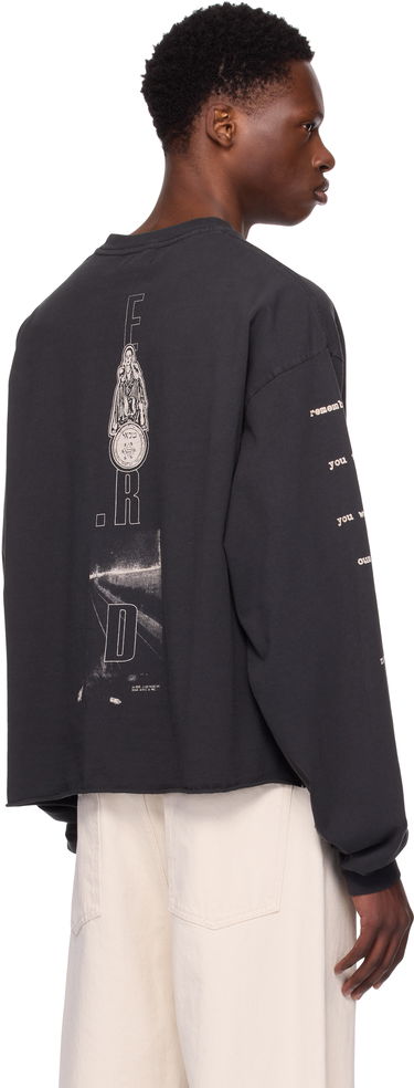 T-shirt Enfants Riches Déprimés Enfants Riches Déprimés 'Remember When' Long Sleeve Graphic T-Shirt Sort | 010-845, 2